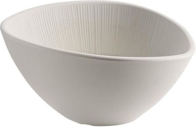 APS Schale BLUSH aus Melamin in Beige und Vintage Weiß, organische Form, 500 ml, B: 16,5 cm, T: 19 cm, H: 9 cm - Bild 1
