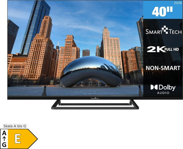 Smart Tech 40FN01V3 Full HD Smart TV in Schwarz - Bild 1