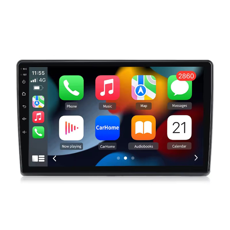 Junsun Android Auto Autoradio mit GPS und Wireless CarPlay für Fiat Ducato, Peugeot Boxer 2 und Citroen Jumper 2 (2006-2015), Schwarz - Bild 5