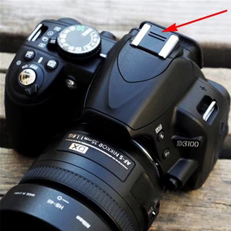 BS-1 Flash Schuh Schutzhülle für SLR DSLR Digital Kameras in Schwarz für Canon, Nikon und Pentax - Bild 3