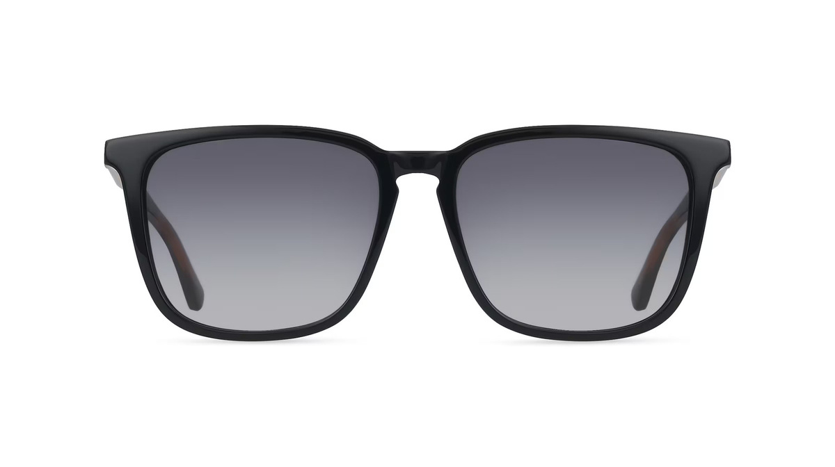 Calvin Klein CK25507S Sonnenbrille, Vollrand, quadratisch, Acetat, Unisex, schwarz - Bild 1