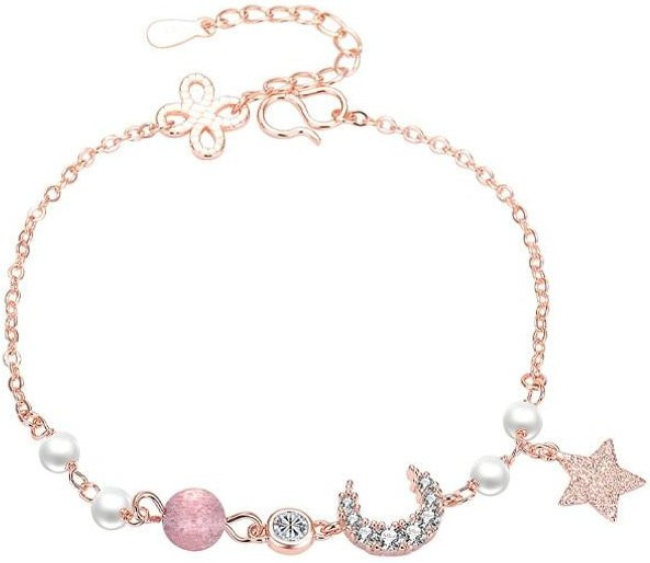 YIRAN Jewelry Armband 925 Silber, Perle, Kristall, Damen - Bild 1