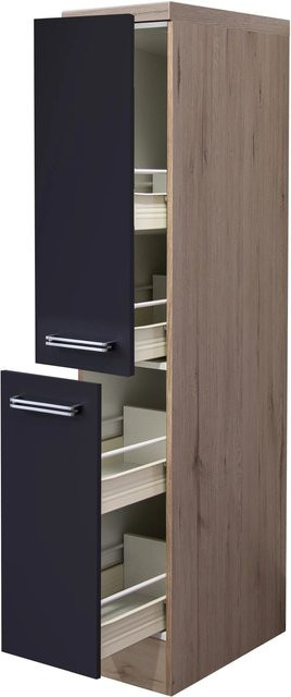 Flex-Well Apothekerschrank Elva Anthrazit Matt B/H/T: 30 x 162 x 60 cm - Bild 1