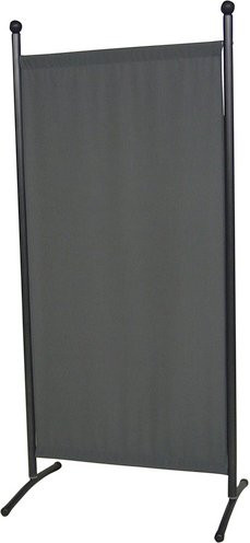 Sichtschutz Paravent von ANGERER FREIZEITMÖBEL aus Stahl und Polycarbonat in Grau, Höhe: 178 cm, Breite: 82 cm - Bild 1