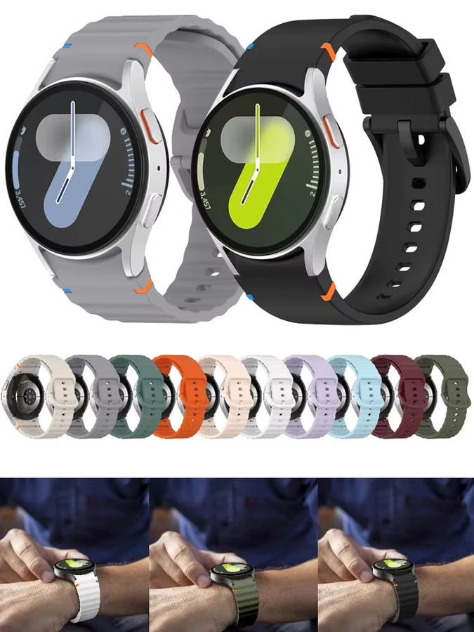 Samsung Uhrenarmband Silikon, Unisex - Bild 6