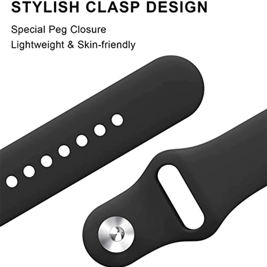 CMF by Nothing Armband, Silikon, 22 mm, Schwarz, Unisex - Bild 3