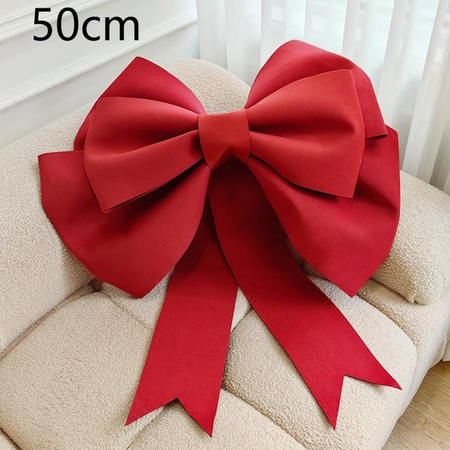 JOYINED VIP Weihnachts-Riesenschleife in Rot als DIY-Material für deine Festtags-Deko, Höhe: 17 cm