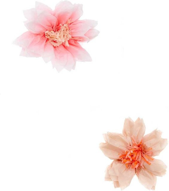 Rico Design Seidenpapierblumen Kirschblüten in Rot und Rosa, 2 Stück, Höhe: 25 cm - Bild 1