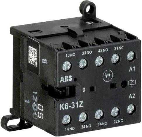ABB K6-31Z-85 Hilfsschütz 4A Schwarz - Bild 1