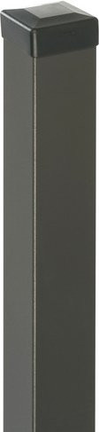 Torpfosten Sia von POLBRAM STEEL GROUP zum Aufschrauben, grau, B/T/H: 7 x 7 x 103 cm - Bild 1