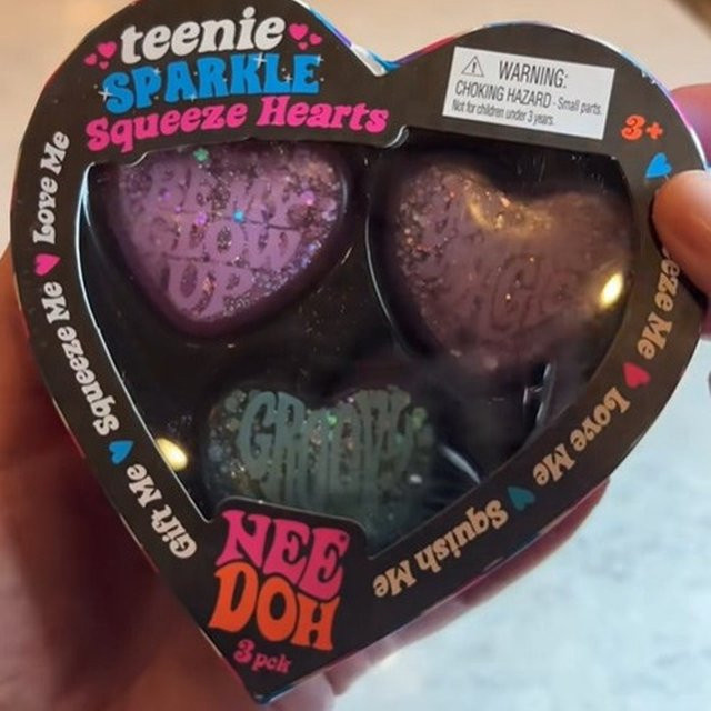 Needoh Mini Valentinstag Squishy, Spielzeug, Weiche Knete, Fidget-Spielzeuge - Bild 1