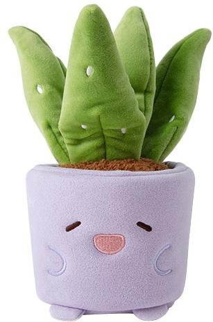 GDzaccly Rosa Tulpe Plüschtier Grüne Pflanze 19cm - Bild 1