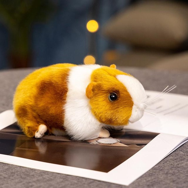 Kidsly Meerschweinchen Plüschpuppe, Stofftier, 18cm, Braun - Bild 1