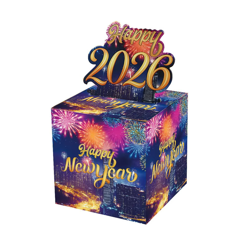 Bunte Weihnachts- und Silvester Geldgeschenkboxen aus Papier für Party und Dekoration - Bild 7