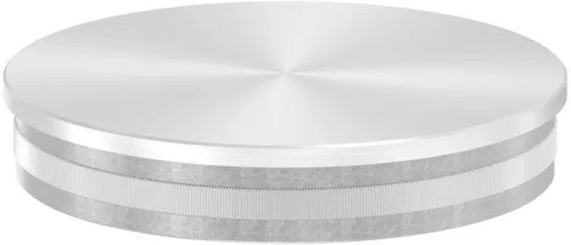 FeNau Einsteckkappe aus V2A Edelstahl in Silber für Rohr Ø 101,6 mm mit 2,0 mm Wandstärke, flache Ausführung - Bild 1