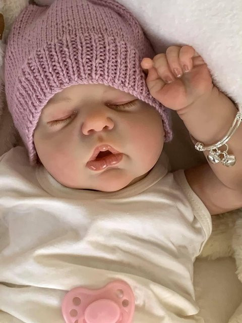 NPK Alexis Reborn-Puppe, Neugeborengröße, 22 Zoll - Bild 1