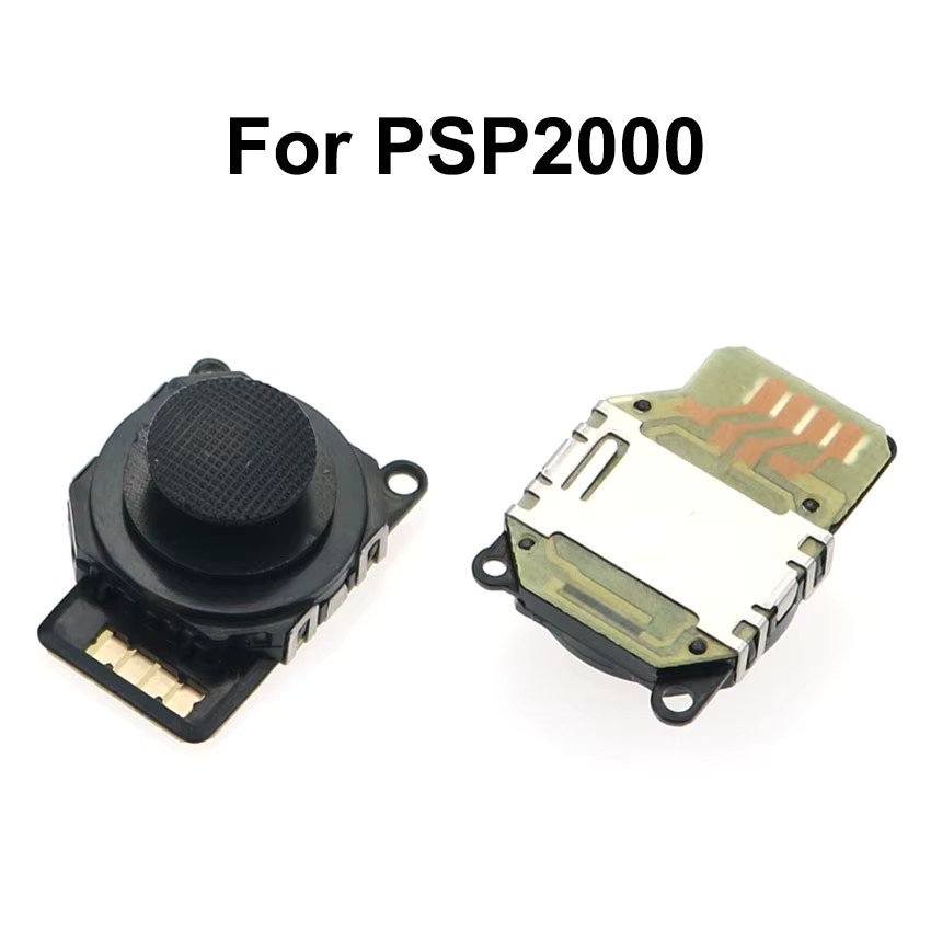 JCD 3D Analog Joystick Controller Ersatz Thumb-Stick für PSP 1000, 2000, 3000 Slim und PS Vita in Schwarz - Bild 2