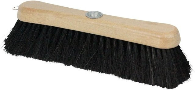 LUX-TOOLS Zimmerbesen Primus aus Holz mit Naturhaar in Schwarz und Braun - Bild 1