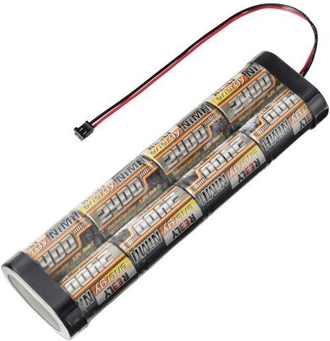 Reely NiMh Akku-Pack 9.6V 2400 mAh Sub-C Stick für Modellbau in Multicolor - Bild 1