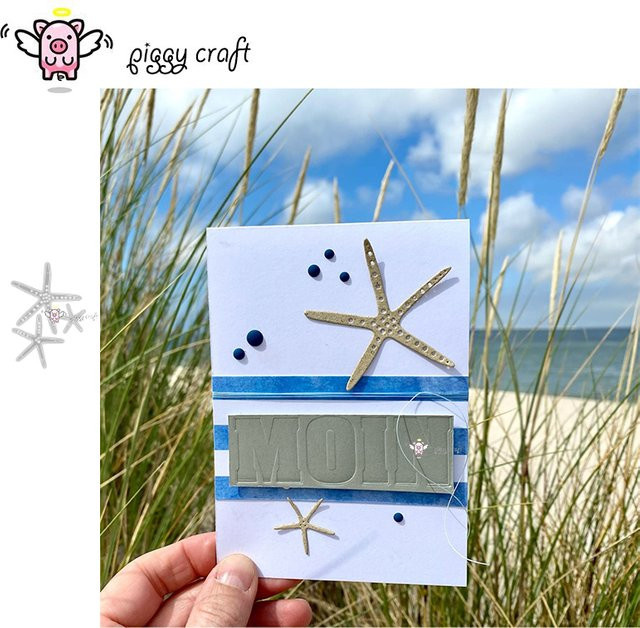 Piggy Craft Metall-Stanzform Seestern für Bastelarbeiten und Scrapbooking - Bild 1