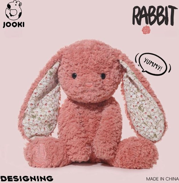 Linyi toy Kawaii Langohr-Kaninchen Plüschtier, 38cm, Mehrfarbig - Bild 1
