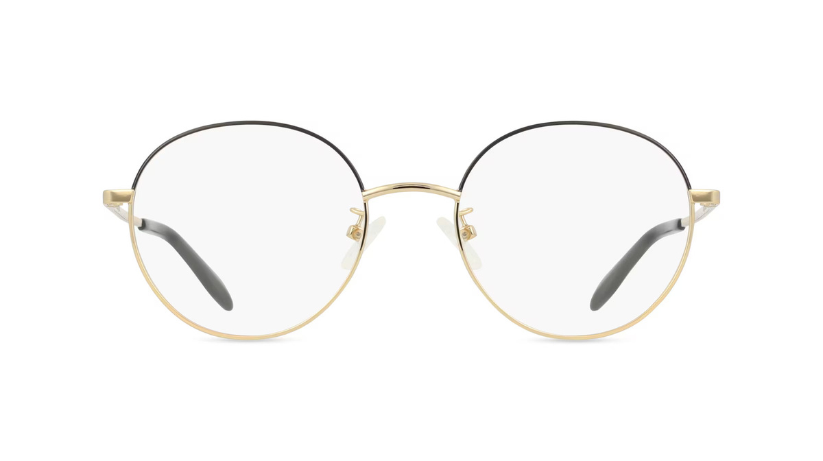 Alexander McQueen AM0369O Korrektionsbrille, Vollrand, Rund, Metall, Gold, Unisex - Bild 1