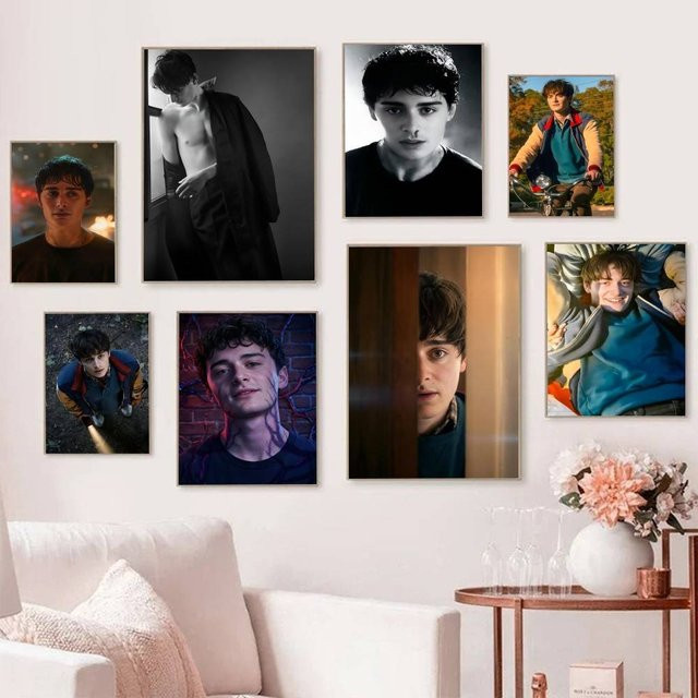 Selbstklebendes und wasserfestes Poster von Noah Schnapp in Mehrfarbig für deine Dekoration - Bild 1