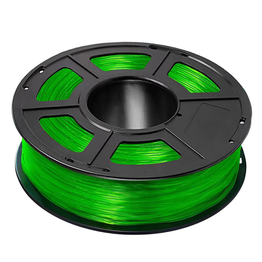 Flexibles TPU Filament Transparent Grün 1,75mm für FDM 3D-Drucker - Bild 2
