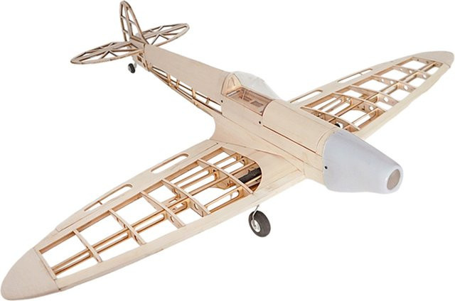 Real Hawk RC Flugzeuge Spitfire, Modell DIY Bausatz, Laser Cut Balsaholz - Bild 1