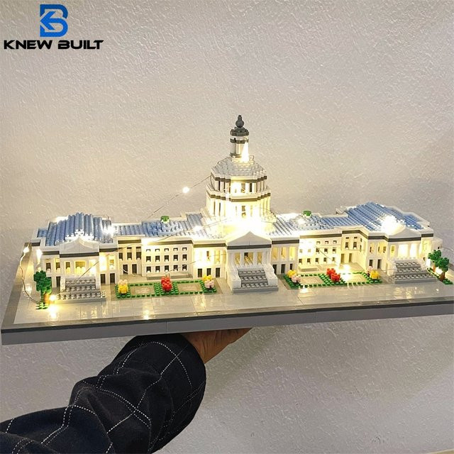 Knew Built Capitol Micro Mini Baustein Spielzeug Set architektonische Replik - Bild 1