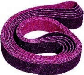 VSM Schleifband Vlies Nylon/Korund K240 für Metall und Lack, Farbe: Lila, B: 40 mm, L: 760 mm - Bild 1
