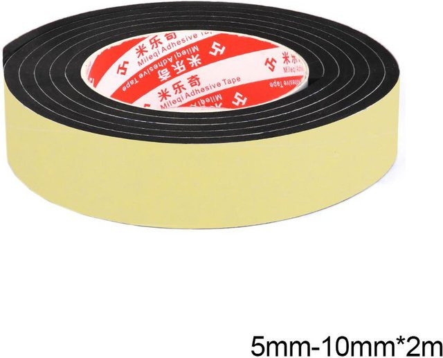LivingHousehold EVA Schaumgummi Dichtungsband selbstklebend beige, 2 m Länge - Bild 1