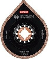 Bosch Expert 3 max AVZ 70 RT4 Carbide-RIFF Mörtelentferner und Fugenreiniger, Durchmesser: 70 mm, Schwarz - Bild 1