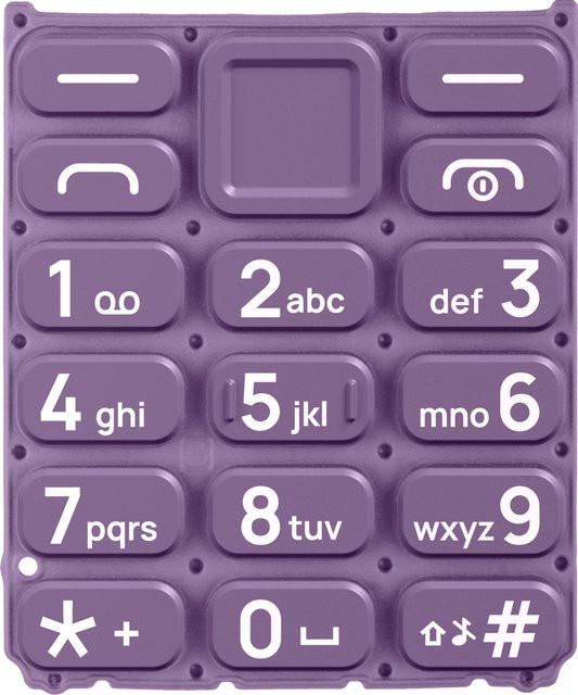 Nokia Tastatur Lateinisch für Nokia 105 (2024) in Violett - Bild 1