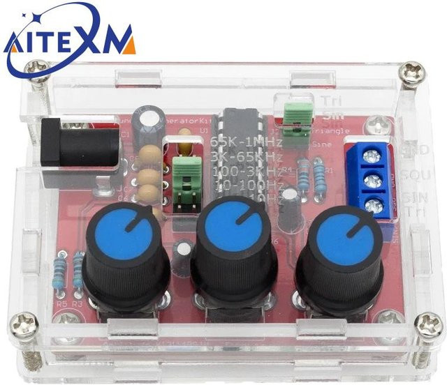 AITEXM ROBOT XR2206 DIY Funktionssignalgenerator Kit für Sinus, Dreieck und Quadrat mit einstellbarer Frequenz und Amplitude, Multicolor - Bild 1
