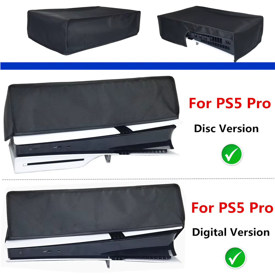 JOCESTYLE Staubschutz für PS5 Pro 2024 Digital und Disc Edition sowie PS5 Slim aus 1680D Oxford Tuch, Anti-Scratch Abdeckung für deine PlayStation - Bild 4