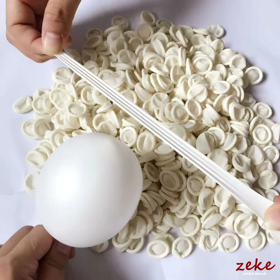 crazyband 100 Stück Einweg-Fingerspitzen-Schutzhandschuhe aus Naturkautschuk, rutschfest und antistatisch, Latex-Fingerlinge in elastischer Ausführung - Bild 3