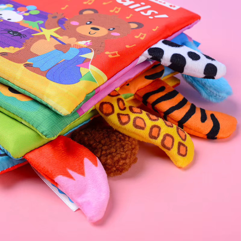 Datgo 3D Visuelle Schwanz Tuch Buch, Interaktives Spielzeug, Tiere, Bunt / Mehrfarbig, Plüsch / Textil - Bild 2