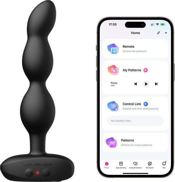 Lovense Analvibrator Ridge per App steuerbar in Schwarz - Bild 1