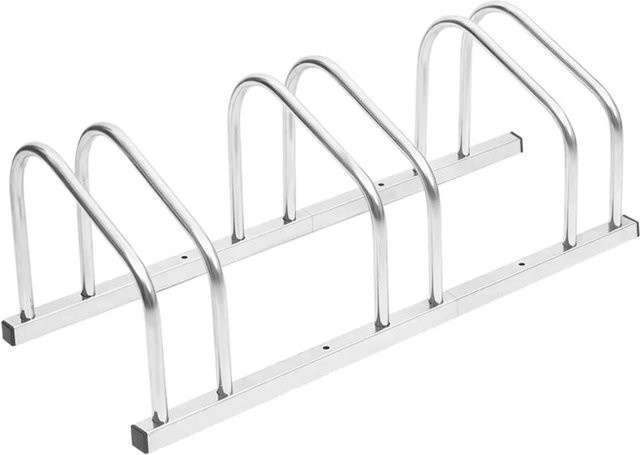 vidaXL Fahrradständer für 3 Fahrräder aus verzinktem Stahl - Bild 1