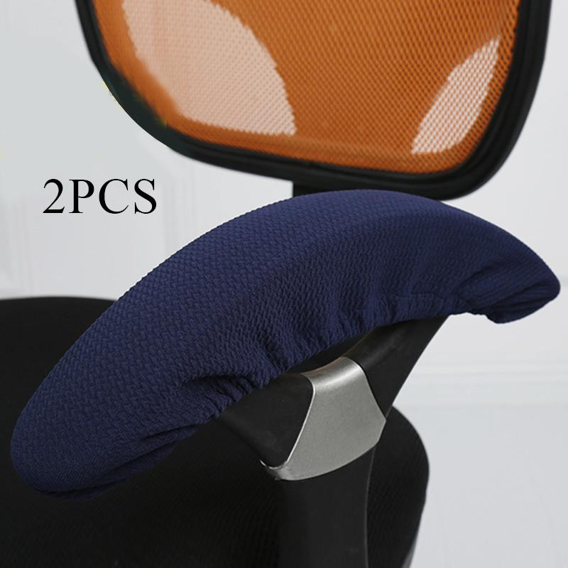 Yiran Furniture Paar Stuhl Armlehnenbezüge aus Polyester und Elasthan in Schwarz - Bild 3