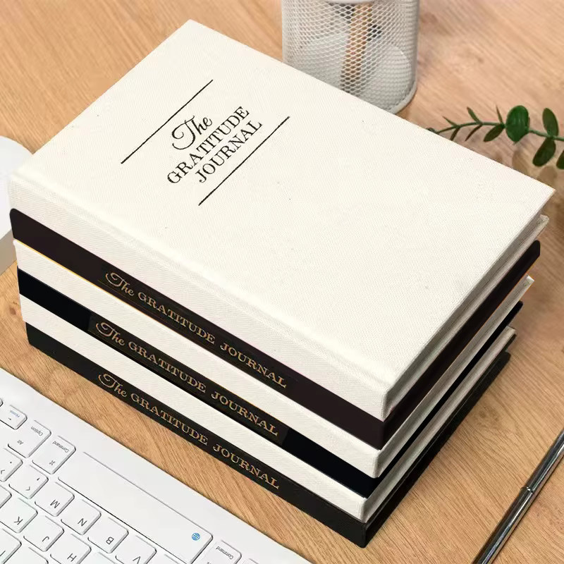 Dankbarkeits-Notizbuch mit Hardcover und 200 Blatt linierten Seiten in Weiß - Bild 4