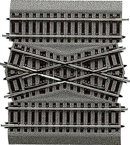 Roco Doppelgleisverbindung, H0, mit Bettung, 115mm, 1-teiliges Set - Bild 1