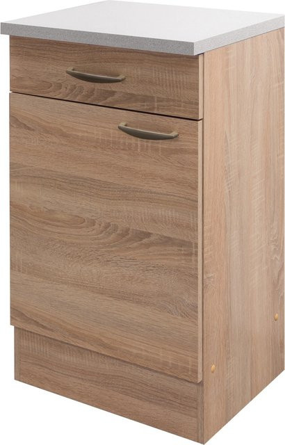 Flex-Well Classic Küchen-Unterschrank Oslo Sonoma Eiche, Breite: 50 cm - Bild 1