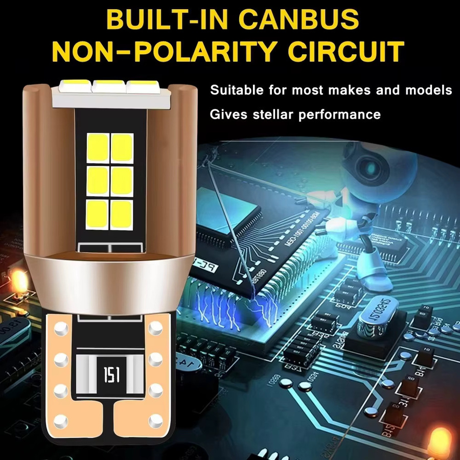 XMSJ 2er Set T10 W5W LED Parkplatzlichter Canbus Seitenlampen und Innenraumbeleuchtung 12V - Bild 3
