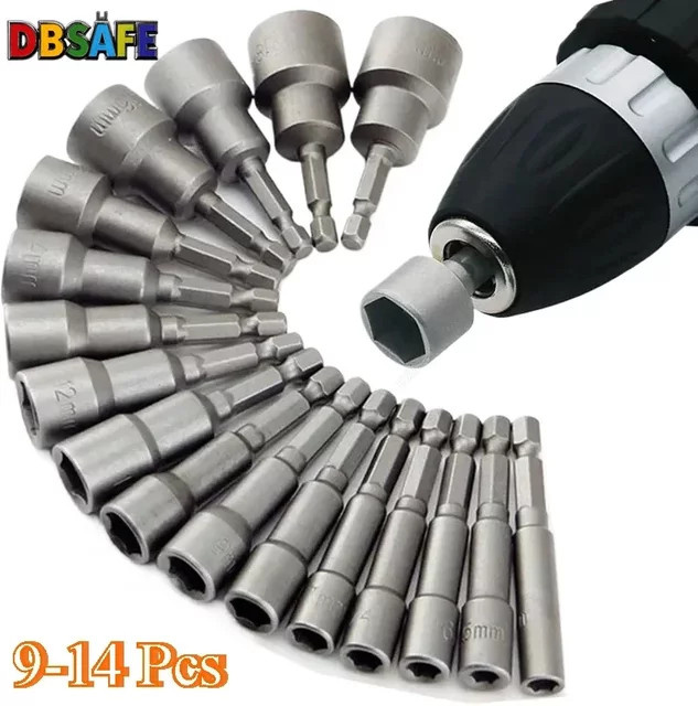 Sanke Rescue Hex-Bits Set mit 9-14 Teilen für Buchsen, Hülse und Düsen von 5mm bis 13mm - Bild 1