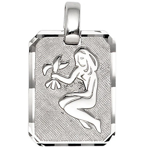 Colfem Anhänger Sternzeichen Jungfrau, 925 Silber, matt, Unisex - Bild 1