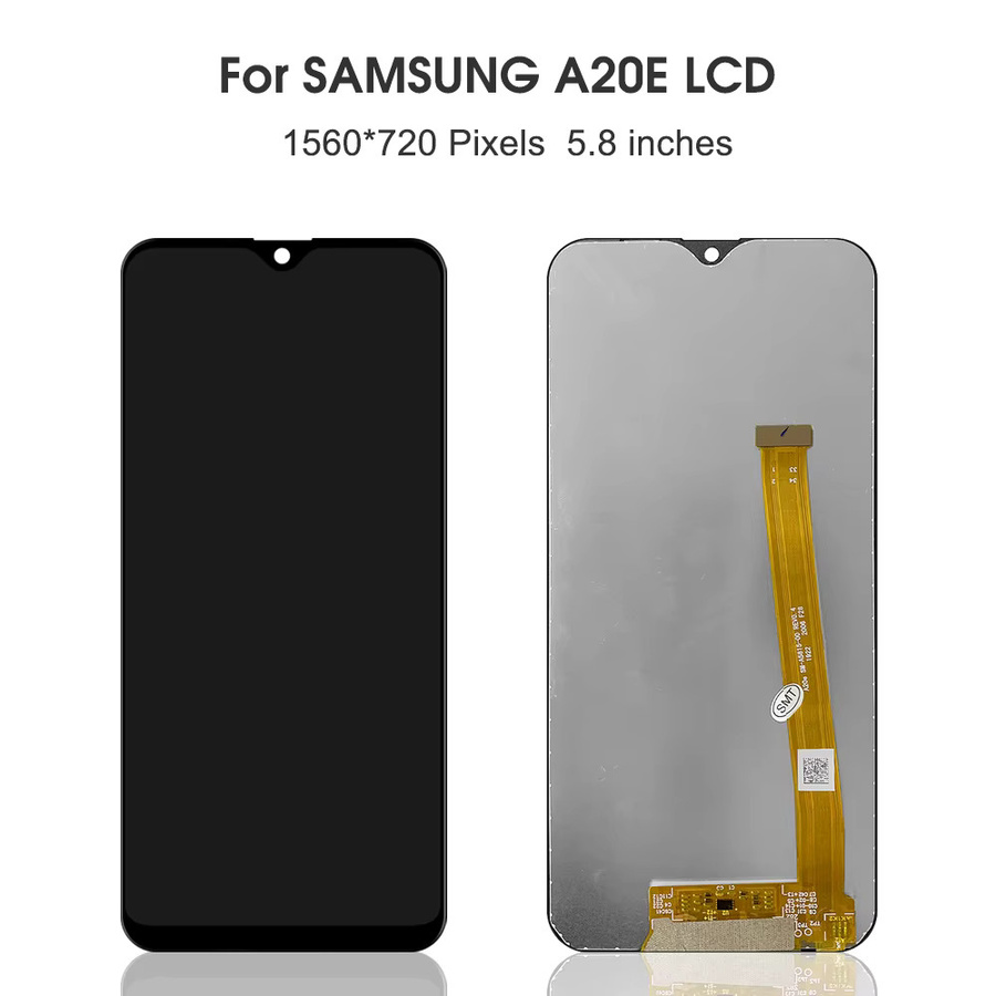 Sinmaytai LCD Display Touchscreen Digitizer Montage mit Rahmen für Samsung Galaxy A20e in Schwarz - Bild 4