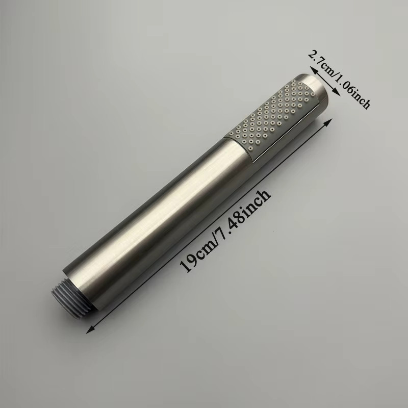 Bourdillat Runde Handbrause in Chrom mit Wandhalterung - Bild 2