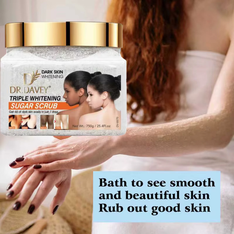 DR. DAVEY Triple Whitening Zucker-Peeling, Körperpeeling, Unisex - Bild 4